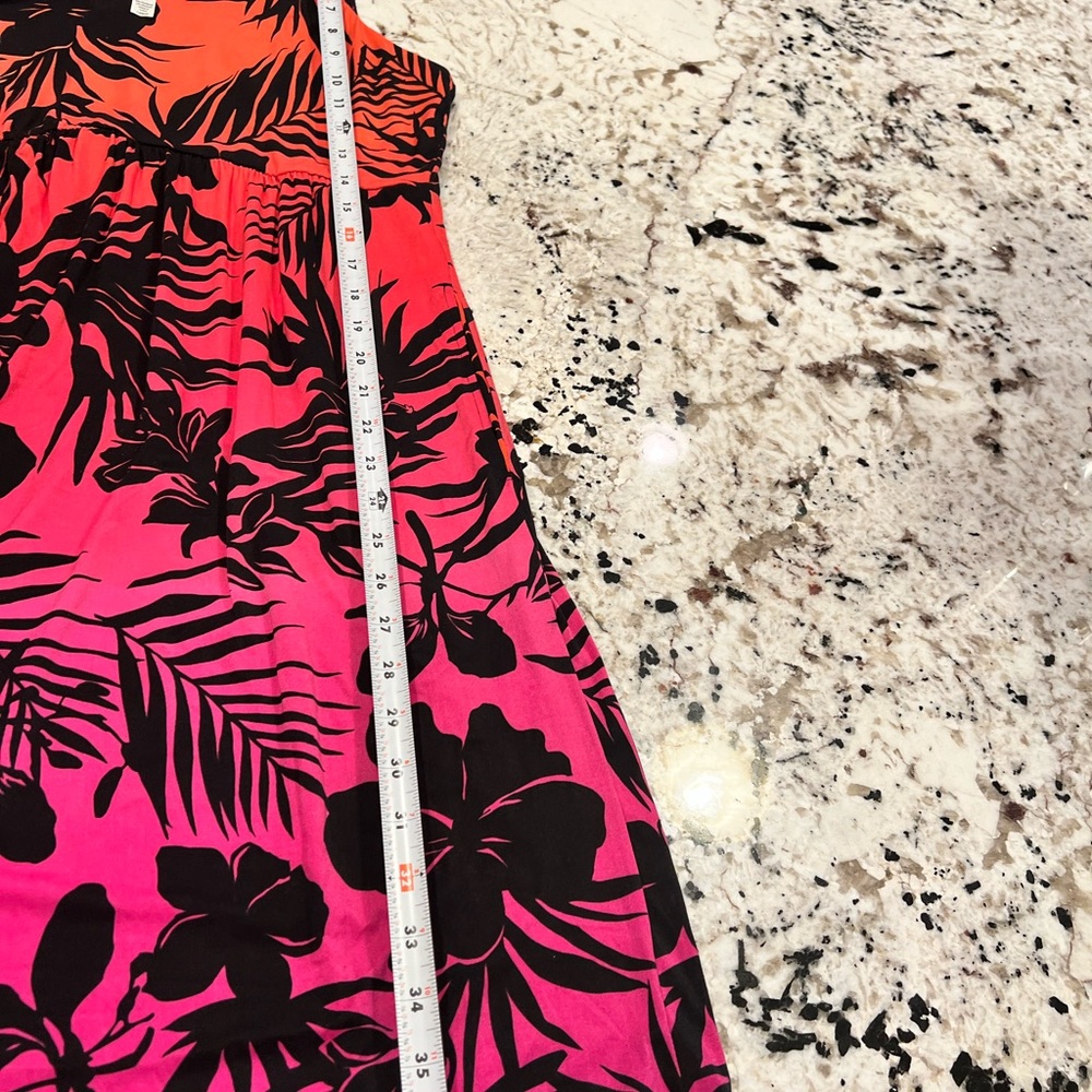 Soma Black and Orange Floral Dress - Picture 7 of 7